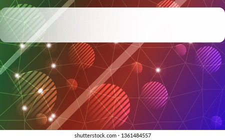 Abstract illustration with an elegant triangles, line, circle, space for text. Bright background for poster, banner, flyer. Vector illustration. Blur Sweet Dreamy Gradient Color Background