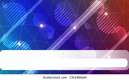Abstract illustration with an elegant triangles, line, circle, space for text. Bright background for poster, banner, flyer. Vector illustration. Blur Sweet Dreamy Gradient Color Background