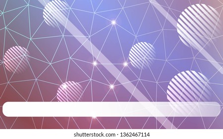 Abstract illustration with an elegant triangles, line, circle, space for text. Bright background for poster, banner, flyer. Vector illustration. Blur Sweet Dreamy Gradient Color Background