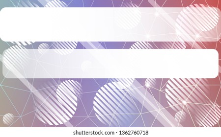 Abstract illustration with an elegant triangles, line, circle, space for text. Bright background for poster, banner, flyer. Vector illustration. Blur Sweet Dreamy Gradient Color Background