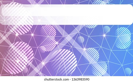 Abstract illustration with an elegant triangles, line, circle, space for text. Bright background for poster, banner, flyer. Vector illustration. Blur Sweet Dreamy Gradient Color Background