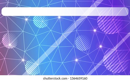Abstract illustration with an elegant triangles, line, circle, space for text. Bright background for poster, banner, flyer. Vector illustration. Blur Sweet Dreamy Gradient Color Background