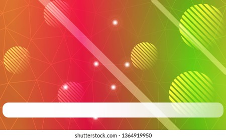 Abstract illustration with an elegant triangles, line, circle, space for text. Bright background for poster, banner, flyer. Vector illustration. Blur Sweet Dreamy Gradient Color Background