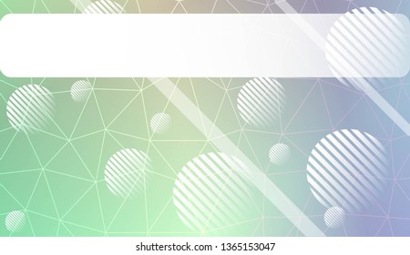 Abstract illustration with an elegant triangles, line, circle, space for text. Bright background for poster, banner, flyer. Vector illustration. Blur Sweet Dreamy Gradient Color Background