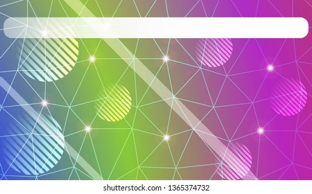 Abstract illustration with an elegant triangles, line, circle, space for text. Bright background for poster, banner, flyer. Vector illustration. Blur Sweet Dreamy Gradient Color Background