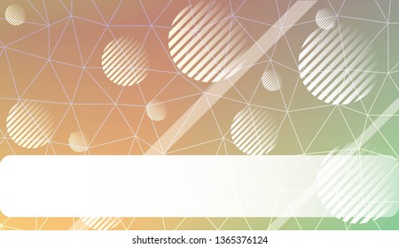 Abstract illustration with an elegant triangles, line, circle, space for text. Bright background for poster, banner, flyer. Vector illustration. Blur Sweet Dreamy Gradient Color Background