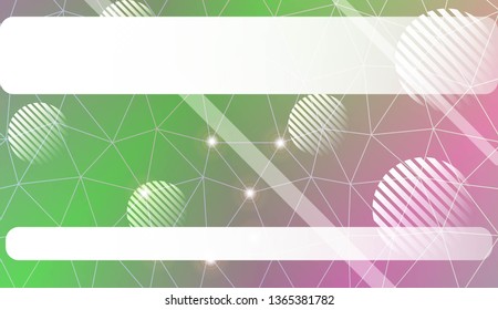 Abstract illustration with an elegant triangles, line, circle, space for text. Bright background for poster, banner, flyer. Vector illustration. Blur Sweet Dreamy Gradient Color Background