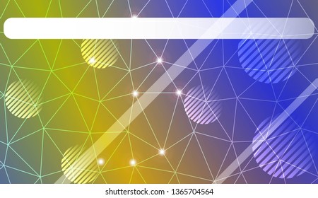 Abstract illustration with an elegant triangles, line, circle, space for text. Bright background for poster, banner, flyer. Vector illustration. Blur Sweet Dreamy Gradient Color Background