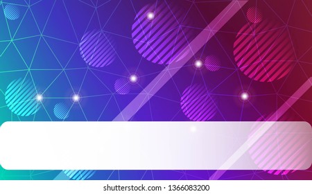 Abstract illustration with an elegant triangles, line, circle, space for text. Bright background for poster, banner, flyer. Vector illustration. Blur Sweet Dreamy Gradient Color Background