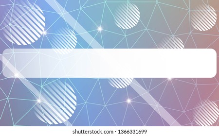 Abstract illustration with an elegant triangles, line, circle, space for text. Bright background for poster, banner, flyer. Vector illustration. Blur Sweet Dreamy Gradient Color Background