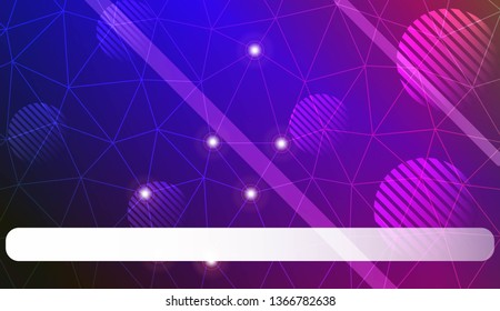 Abstract illustration with an elegant triangles, line, circle, space for text. Bright background for poster, banner, flyer. Vector illustration. Blur Sweet Dreamy Gradient Color Background