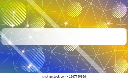 Abstract illustration with an elegant triangles, line, circle, space for text. Bright background for poster, banner, flyer. Vector illustration. Blur Sweet Dreamy Gradient Color Background