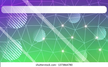 Abstract illustration with an elegant triangles, line, circle, space for text. Bright background for poster, banner, flyer. Vector illustration. Blur Sweet Dreamy Gradient Color Background