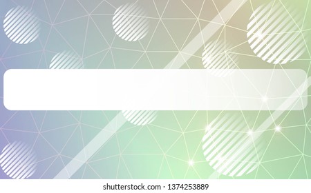 Abstract illustration with an elegant triangles, line, circle, space for text. Bright background for poster, banner, flyer. Vector illustration. Blur Sweet Dreamy Gradient Color Background