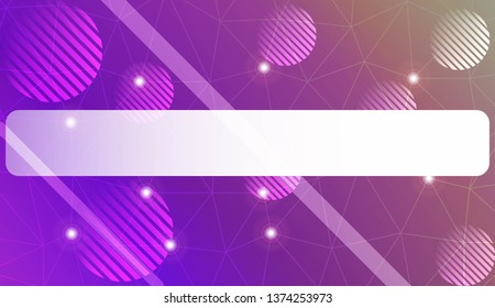 Abstract illustration with an elegant triangles, line, circle, space for text. Bright background for poster, banner, flyer. Vector illustration. Blur Sweet Dreamy Gradient Color Background