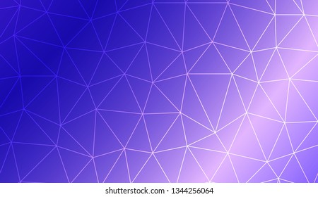 Abstract illustration with an elegant triangles. Template for your banner. Vector illustration. Creative gradient color.