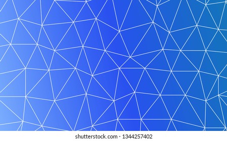 Abstract illustration with an elegant triangles. Template for your banner. Vector illustration. Creative gradient color.