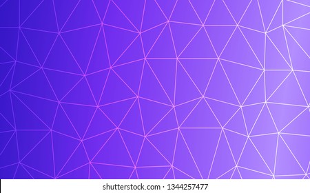 Abstract illustration with an elegant triangles. Template for your banner. Vector illustration. Creative gradient color.