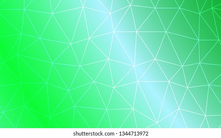 Abstract illustration with an elegant triangles. Template for your banner. Vector illustration. Creative gradient color.