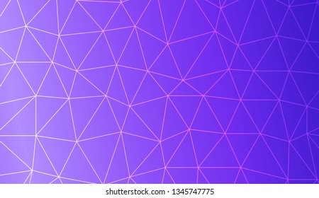 Abstract illustration with an elegant triangles. Template for your banner. Vector illustration. Creative gradient color.