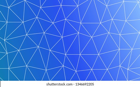 Abstract illustration with an elegant triangles. Template for your banner. Vector illustration. Creative gradient color.