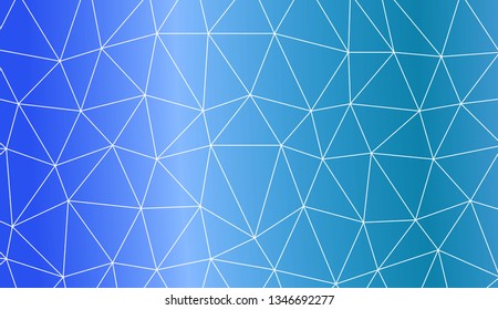 Abstract illustration with an elegant triangles. Template for your banner. Vector illustration. Creative gradient color.