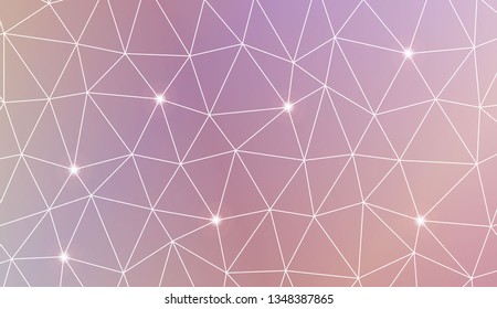 Abstract illustration with an elegant triangles. Texture for your design. Vector illustration. Creative gradient color