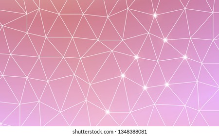 Abstract illustration with an elegant triangles. Texture for your design. Vector illustration. Creative gradient color