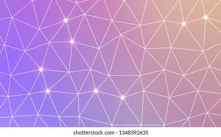 Abstract illustration with an elegant triangles. Texture for your design. Vector illustration. Creative gradient color