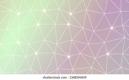 Abstract illustration with an elegant triangles. Texture for your design. Vector illustration. Creative gradient color