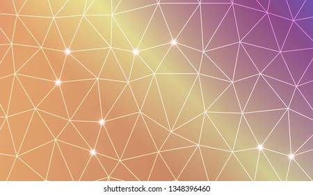 Abstract illustration with an elegant triangles. Texture for your design. Vector illustration. Creative gradient color