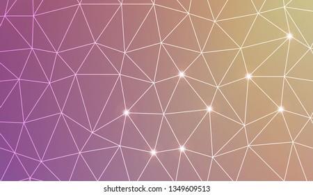 Abstract illustration with an elegant triangles. Texture for your design. Vector illustration. Creative gradient color