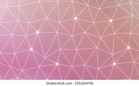 Abstract illustration with an elegant triangles. Texture for your design. Vector illustration. Creative gradient color