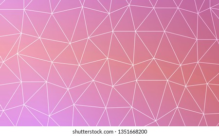 Abstract illustration with an elegant triangles. Texture for your design. Vector illustration. Creative gradient color
