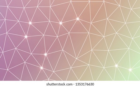 Abstract illustration with an elegant triangles. Texture for your design. Vector illustration. Creative gradient color