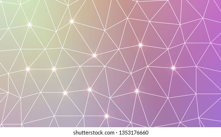 Abstract illustration with an elegant triangles. Texture for your design. Vector illustration. Creative gradient color