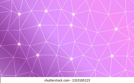 Abstract illustration with an elegant triangles. Texture for your design. Vector illustration. Creative gradient color