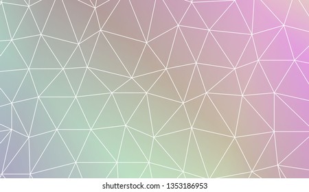 Abstract illustration with an elegant triangles. Texture for your design. Vector illustration. Creative gradient color