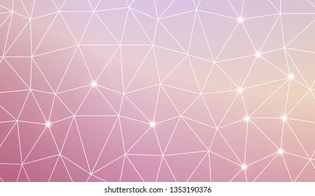 Abstract illustration with an elegant triangles. Texture for your design. Vector illustration. Creative gradient color
