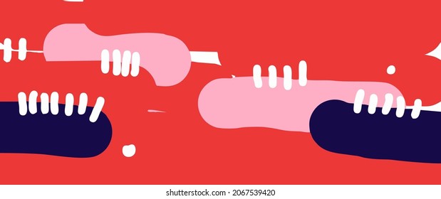 Ilustración abstracta de partículas elípticas para el fondo