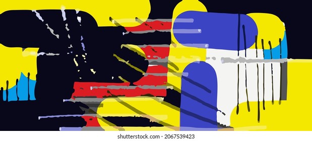 Ilustración abstracta de partículas elípticas para el fondo