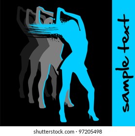 Abstract illustration for fashion and beauty