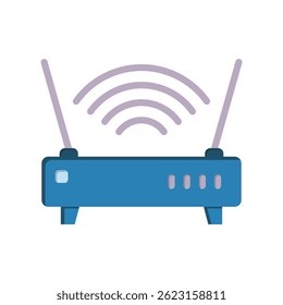 Una ilustración abstracta con una forma azul con un cuadrado redondeado y un fondo blanco, perfecto para Elementos de diseño, iconos o fondos.