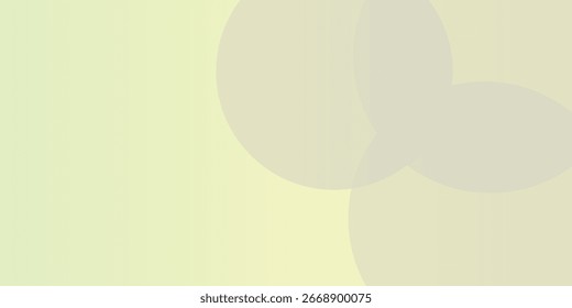 Abstract illustration featuring a gradient yellow-green background with overlapping circle patterns, ideal for modern design usage.