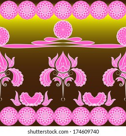Abstract Illustration Floral Pattern