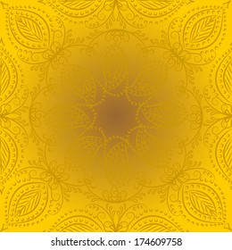 Abstract Illustration Floral Seamless Pattern