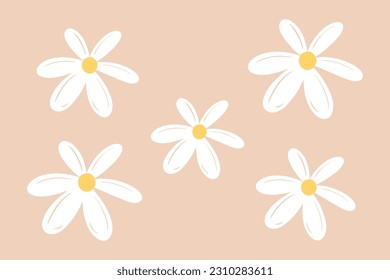 abstract illustration flower vector good for modern design banner, poster, background, pattern and printart