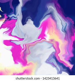 Abstract illustration fluid art design background it can be used for  background for wallpaper, poster, brochure ,card, invitation, cover book, catalog, website,  notebook,  business card. Vector