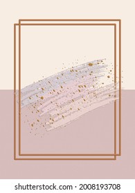 Abstract illustration frame art design minimal background EPS10 geometry shape