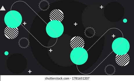 ILUSTRACIÓN ABSTRACTA PLANTILLA DE VECTOR DE DISEÑO DE FLUIDOS DE FONDO GEOMÉTRICO PARA EL DISEÑO DE LA TAPA DE PAPEL 